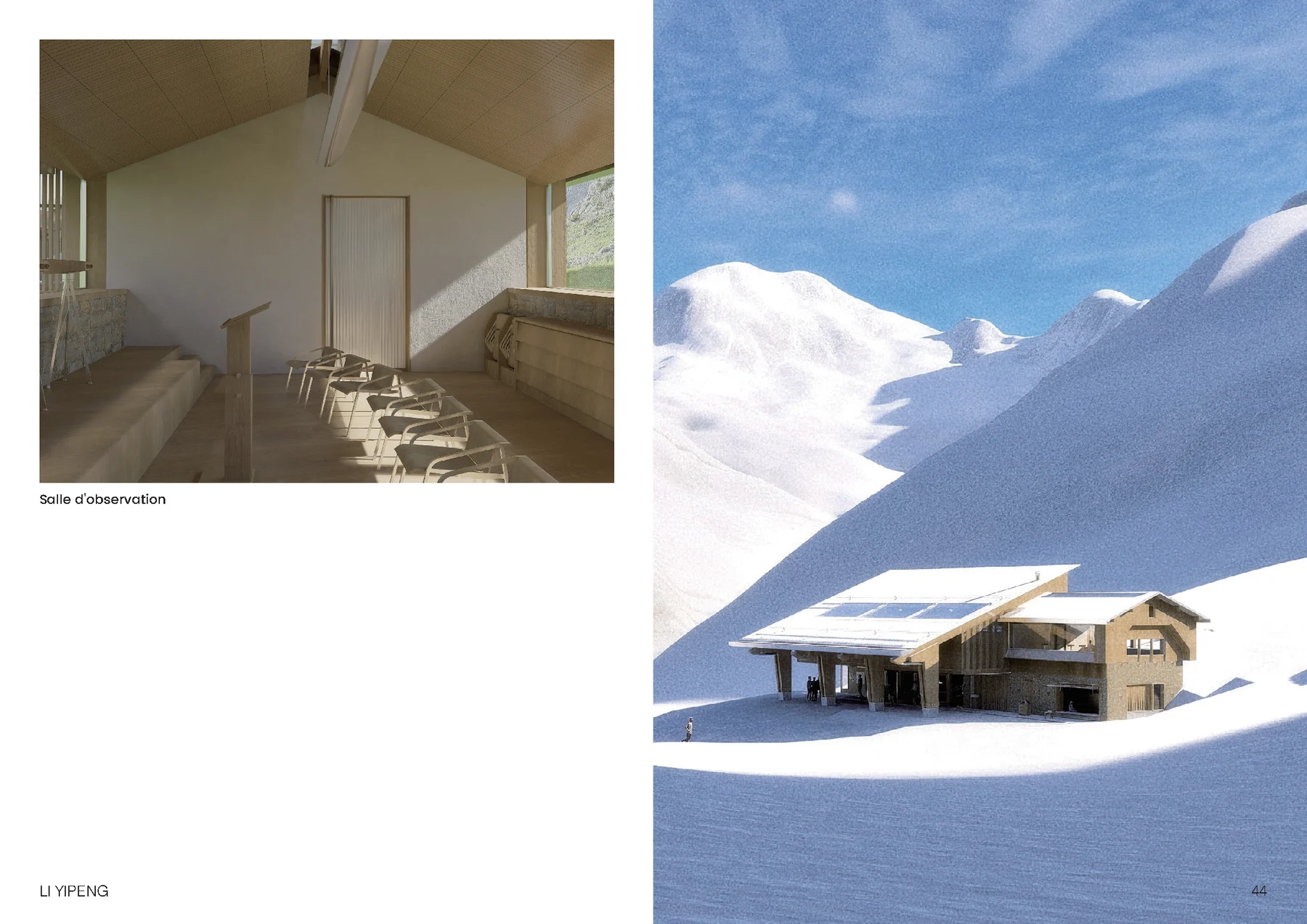 Écho des Hauts, salle d'observation