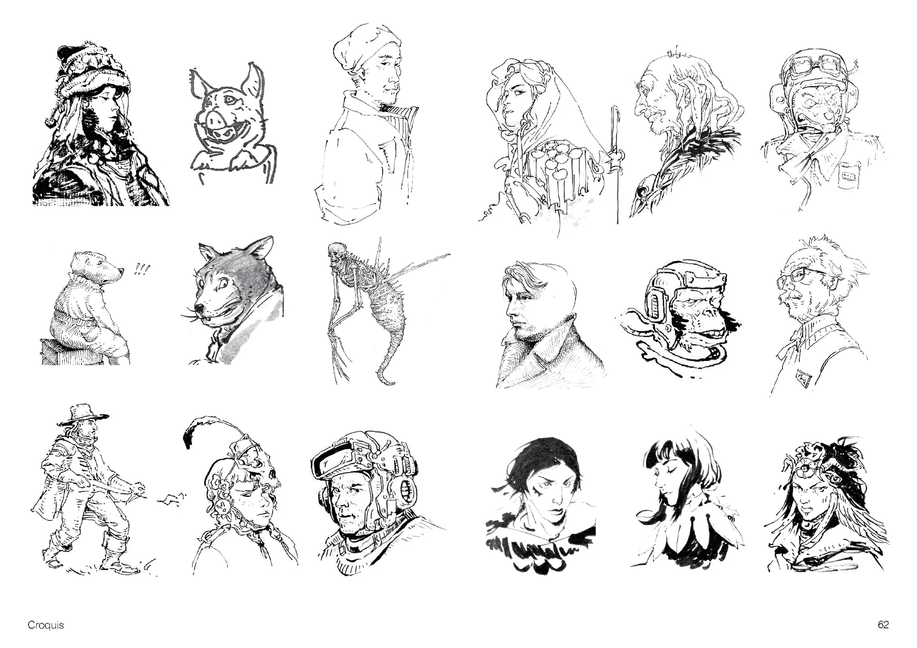 Croquis, page 62