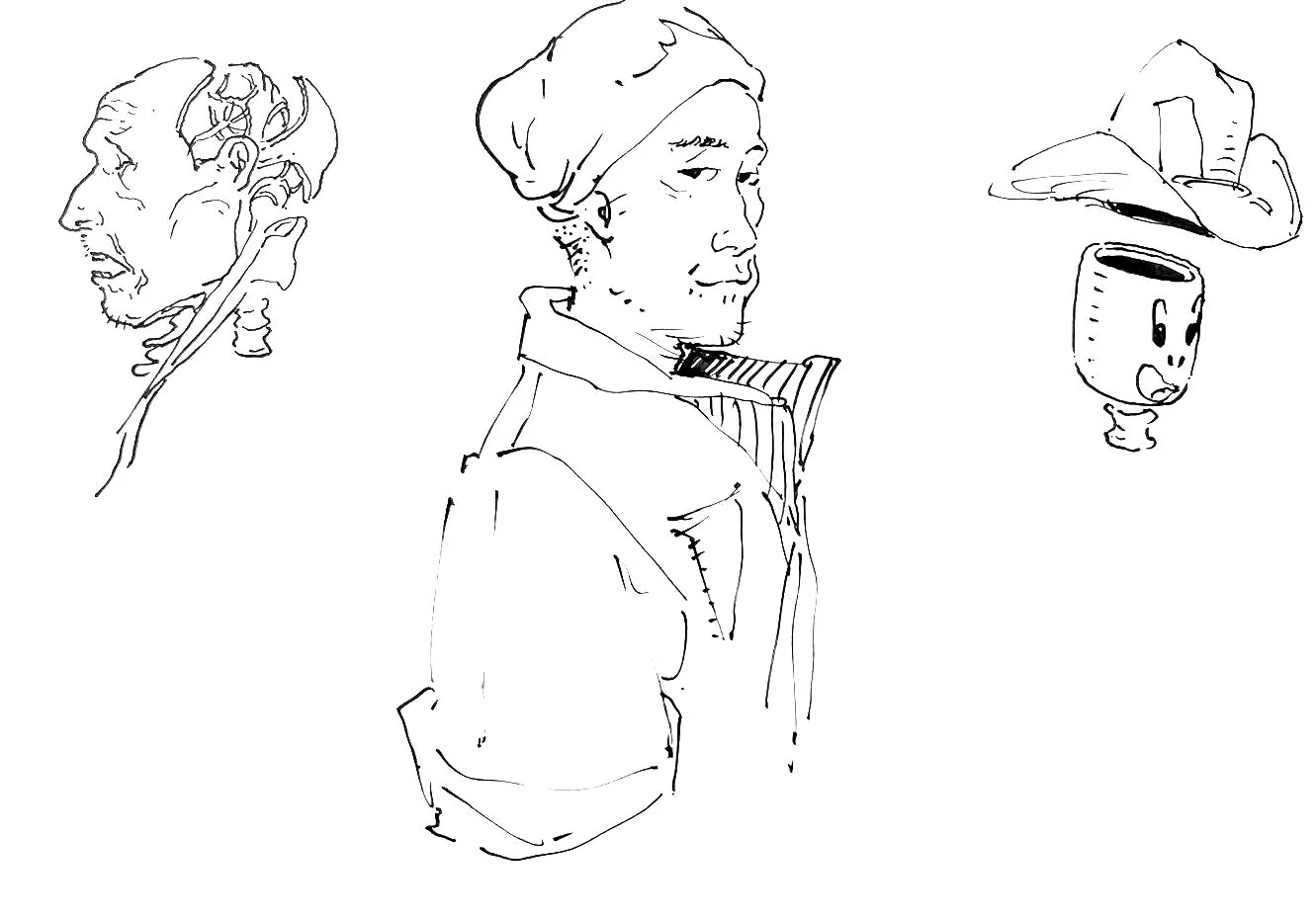 Dessin / Croquis - Image originale 14